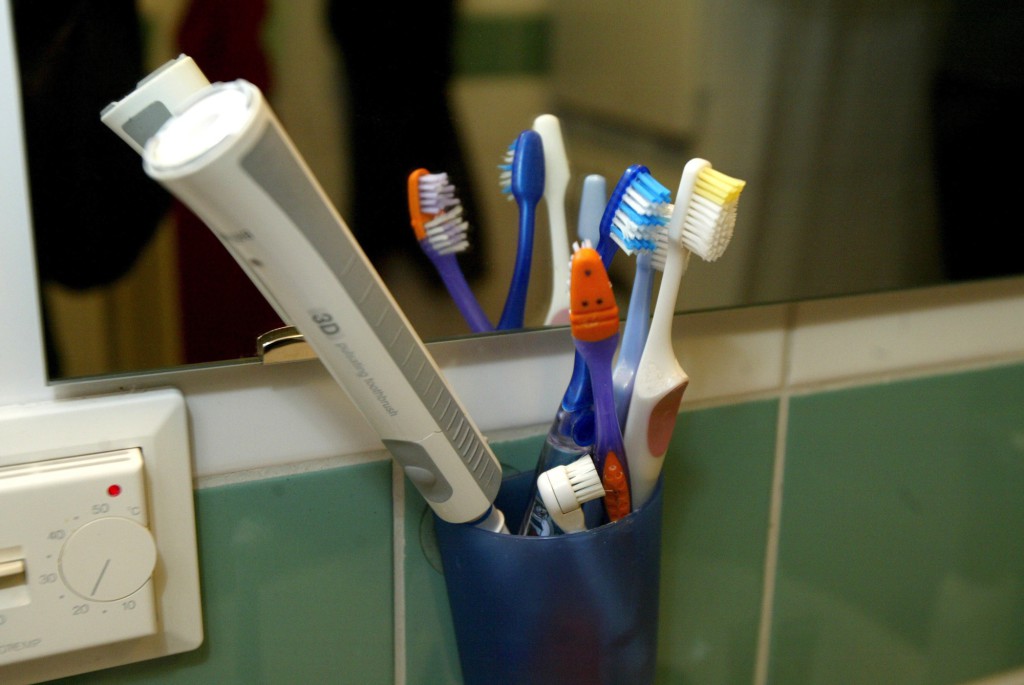 Borsta tänderna med lite... bajs? Foto: Urban Andersson.